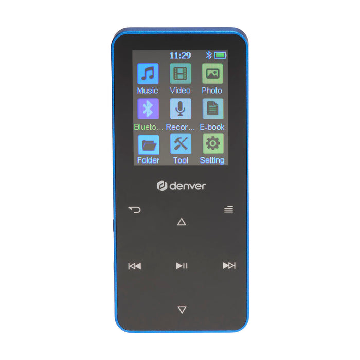 MP4 плейър Denver Electronics MP-1830BU 1,8" Bluetooth Син