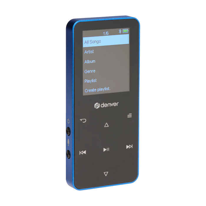 MP4 плейър Denver Electronics MP-1830BU 1,8" Bluetooth Син