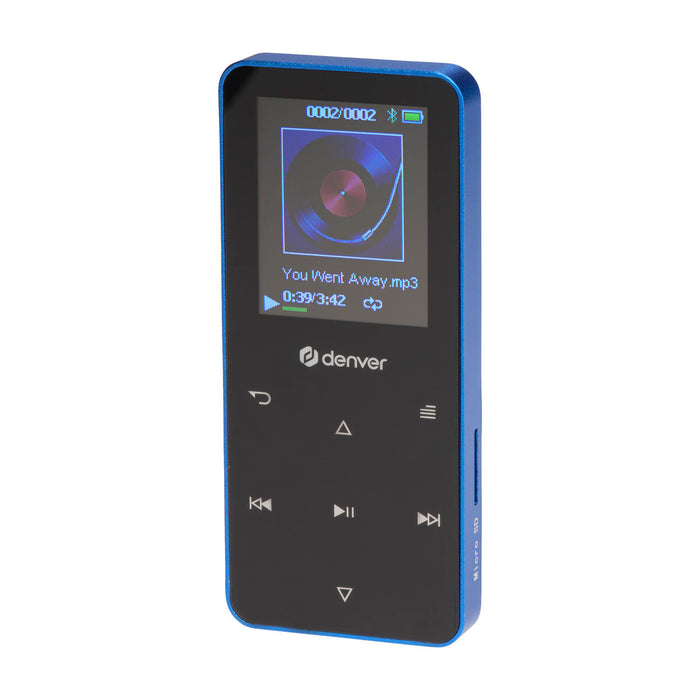 MP4 плейър Denver Electronics MP-1830BU 1,8" Bluetooth Син