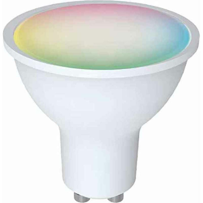 LED крушка Denver Electronics SHL-450 RGB Wifi GU10 5W Бял 5 W A++ GU10 300 Lm A-G 2700K