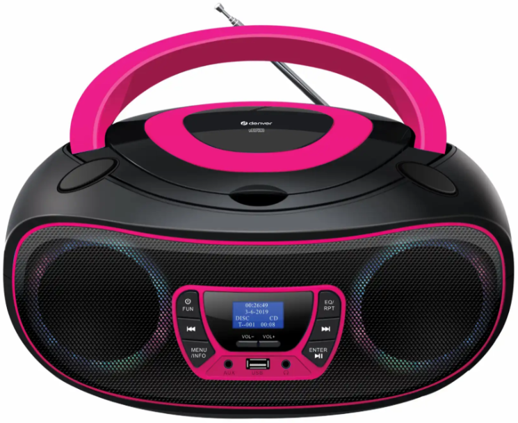 Denver касетофон с DAB+ / FM радио, блутут, USB, CD плейър и AUX