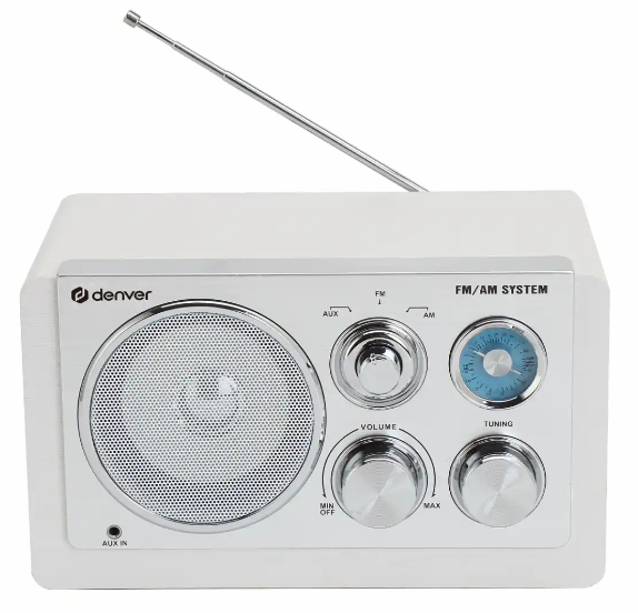Denver ФМ Радио TR-63W, бял