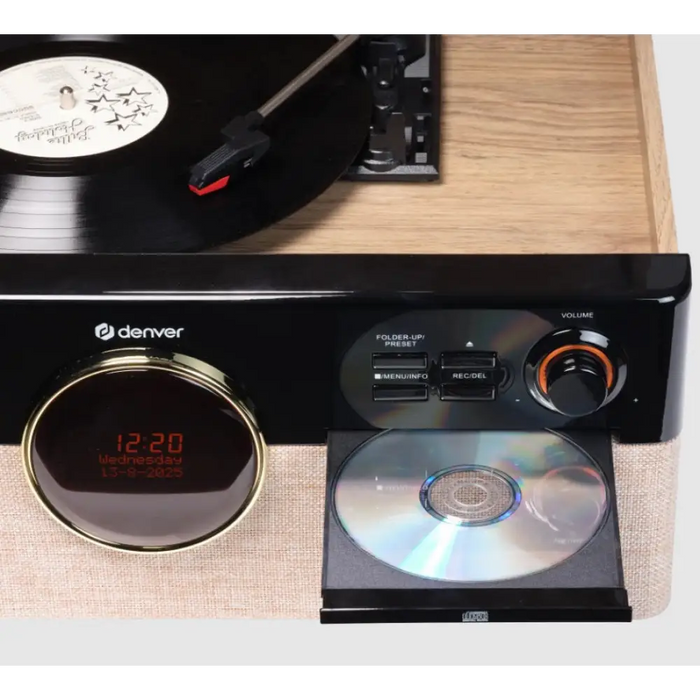 Denver Музикален център с грамофон DAB FM CD плейър