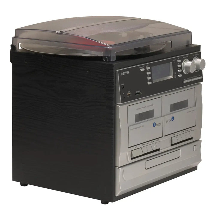 Denver Музикален център с грамофон DAB+/FM радио CD MRD-166