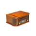 DENVER Ретро дървен грамофон и касетофон с DAB MRD-51 BROWN