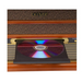 DENVER Ретро дървен грамофон и касетофон с DAB MRD-51 BROWN