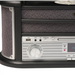 DENVER Ретро дървен грамофон и касетофон с DAB MRD-51 BLACK