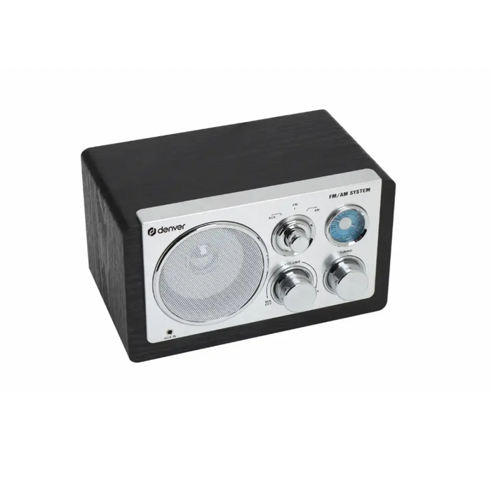 Denver TR-63B AM/FM аналогово радио с AUX вход BLACK
