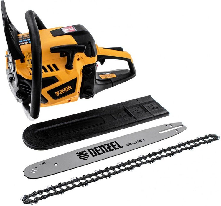 Бензинов верижен трион Denzel - DS-4516, 45 cm3, 1.7 kW, 64 зъба