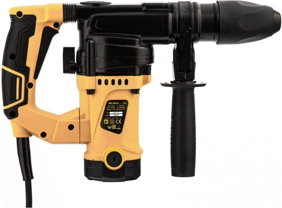 Eлектрически перфоратор Denzel - RHV-1100-26, SDS-plus, 3 режима