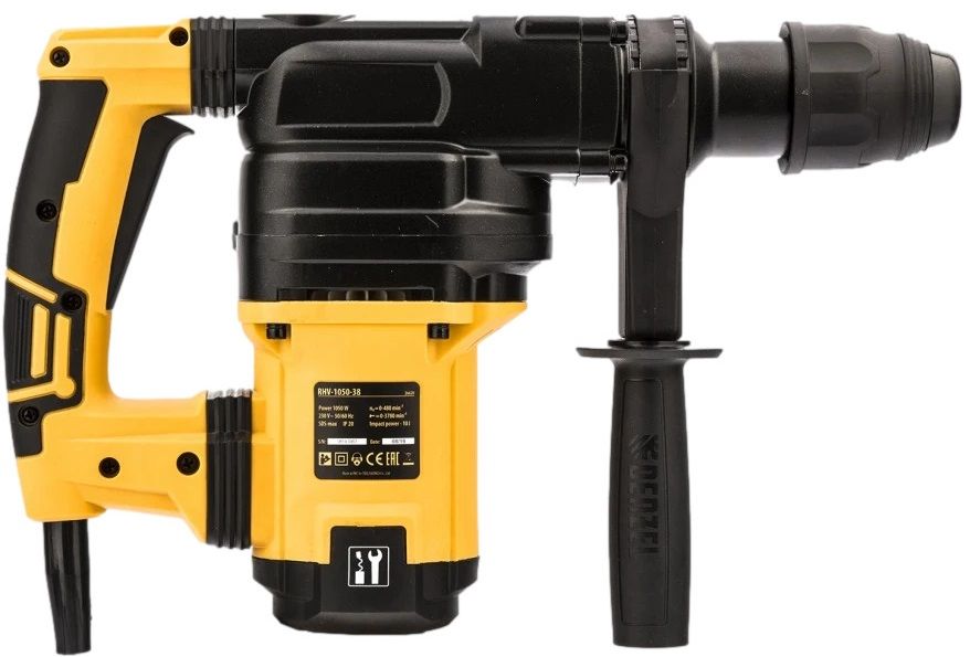 Eлектрически перфоратор Denzel - RHV-1050-38-max, SDS-max, 2+1 режима