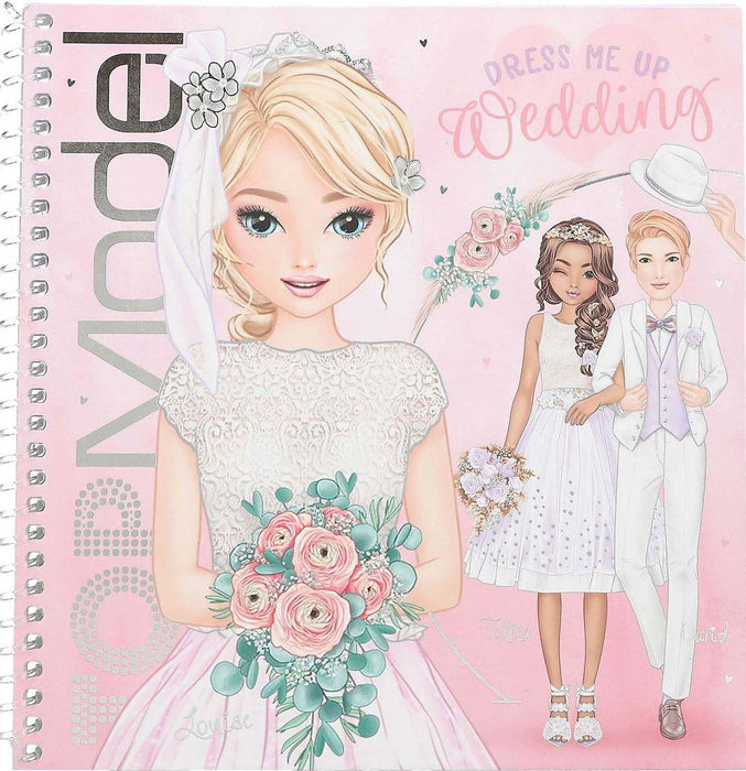 Книжка със стикери Depesche TopModel - Dress Me Up, Wedding