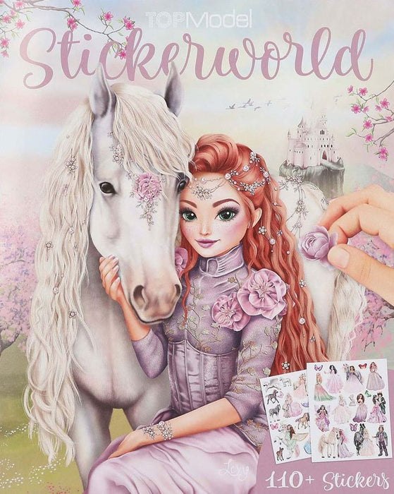 Книжка със стикери Depesche TopModel - Viva Violet