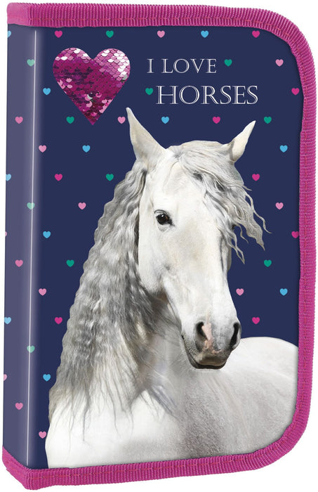 Ученически несесер с пособия Derform Horses - с 1 цип