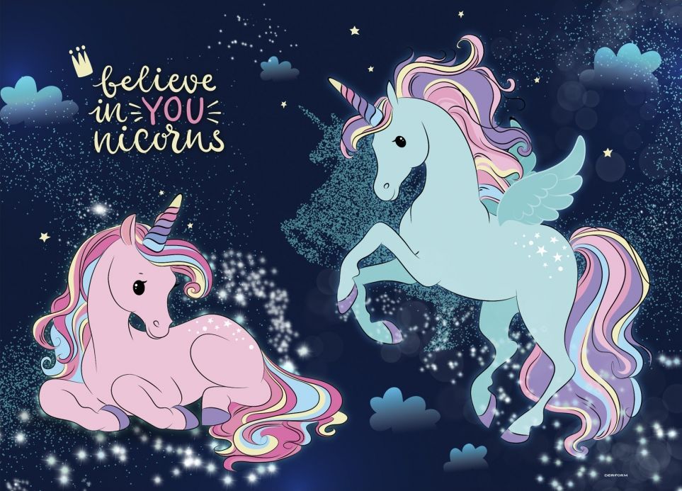 Подложка за бюро Derform - Unicorn, ламинирана