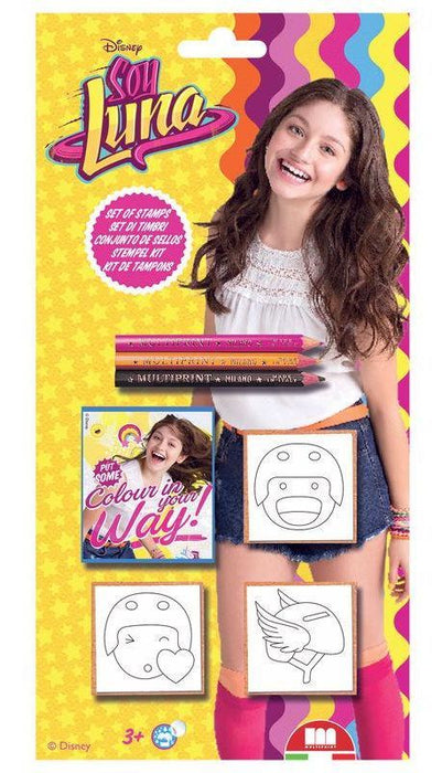 Дървени печати Derform Disney - Soy Luna, 3 броя