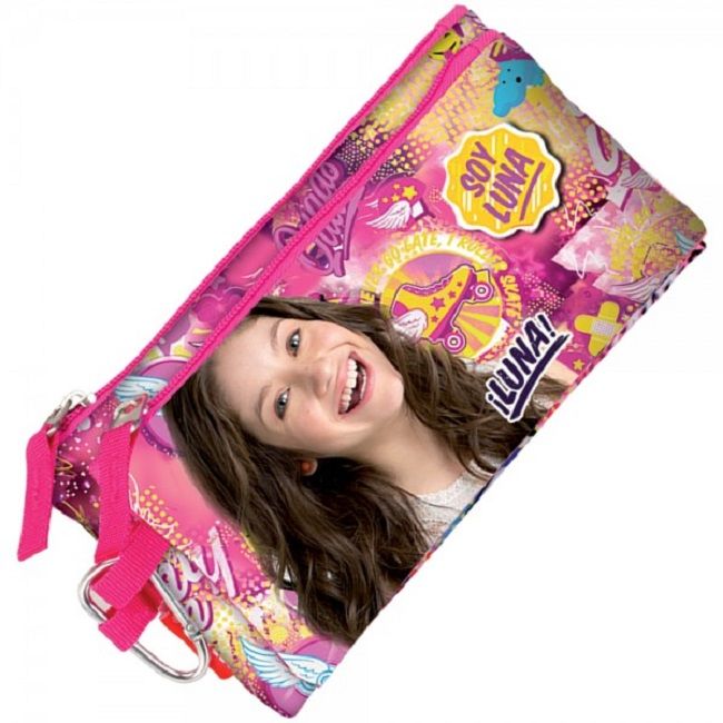Ученически несесер Derform Disney - Soy Luna, 2 ципа