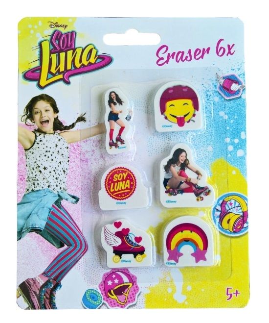 Комплект гумички Derform Disney - Soy Luna, 6 броя