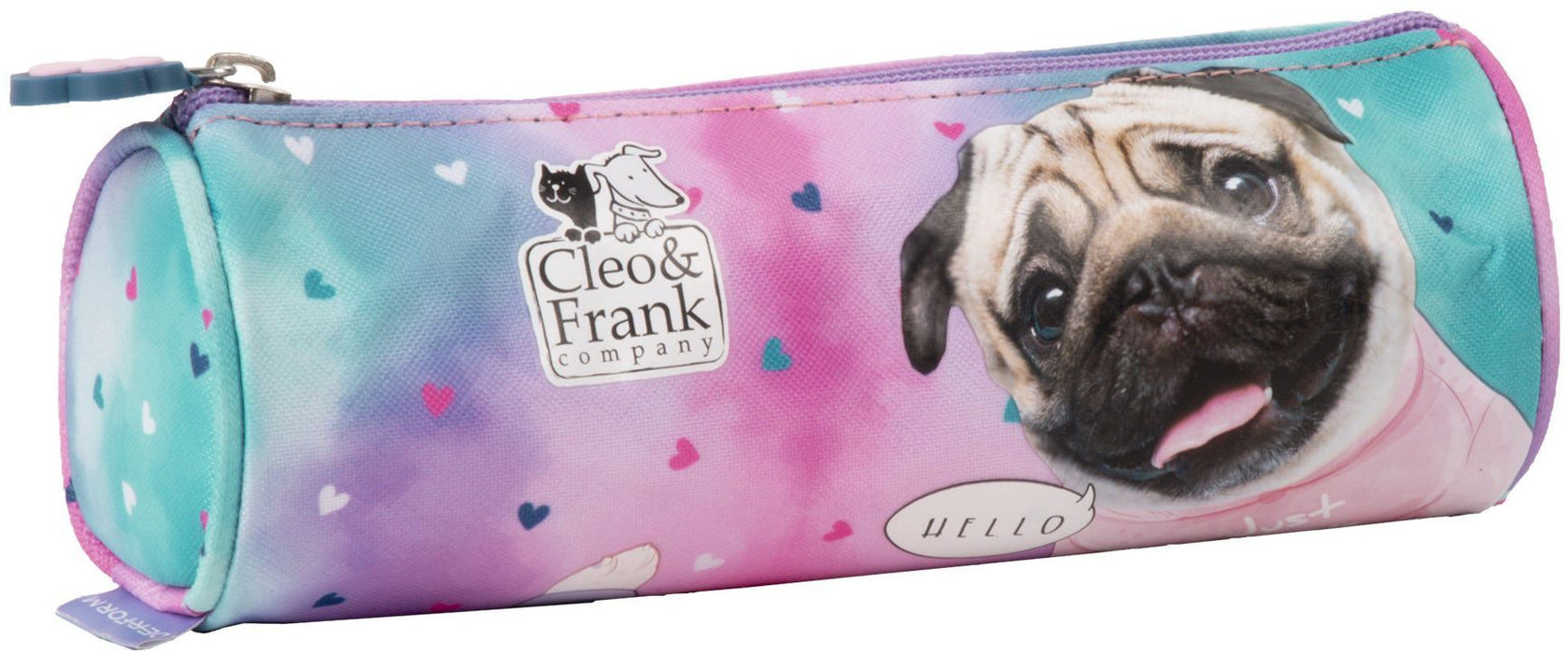 Овален ученически несесер Derform Cleo & Frank 36