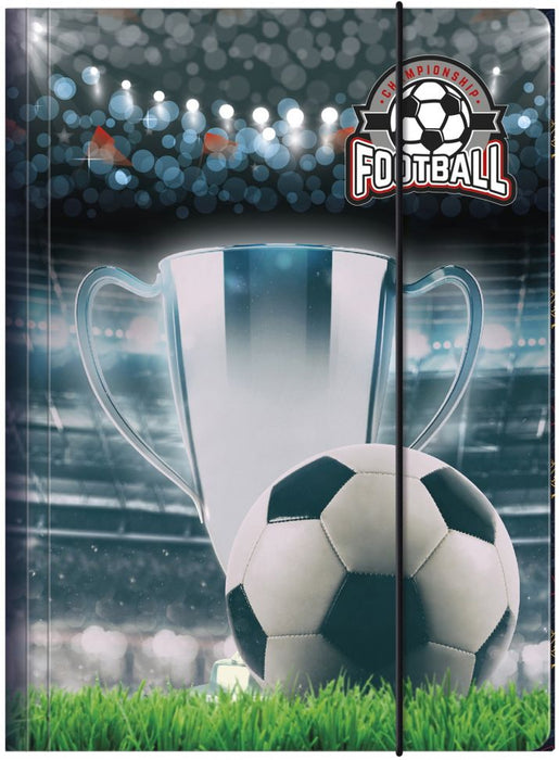 Папка с ластик Derform Football 18 - A4