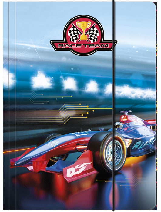 Папка с ластик Derform Race Team 10 - A4