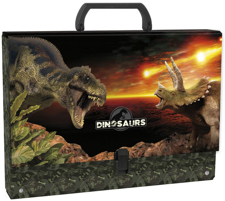 Куфарче с дръжка Derform Dinosaur 18 - А4