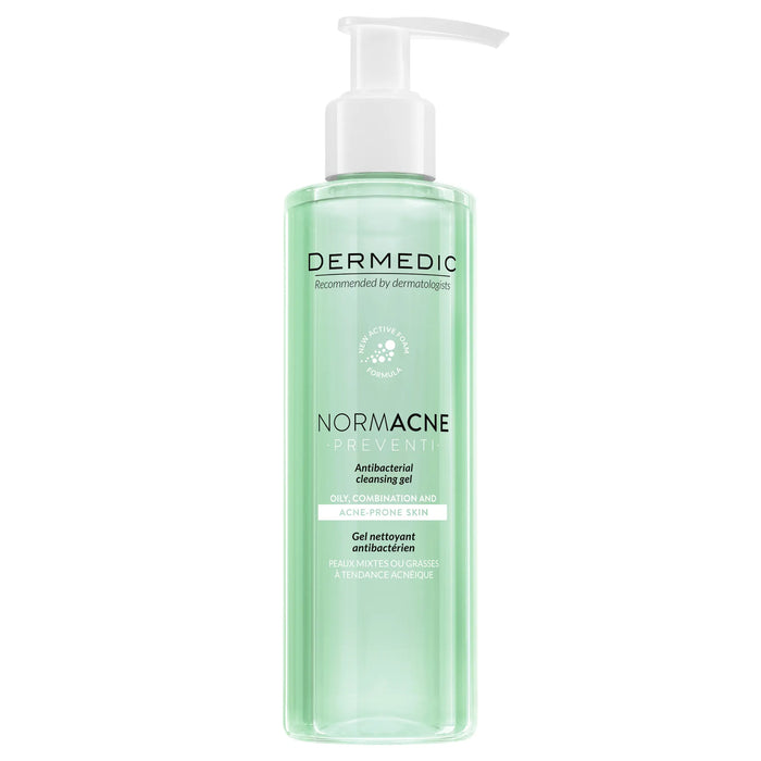 Антибактериален почистващ гел Normacne, 200 ml