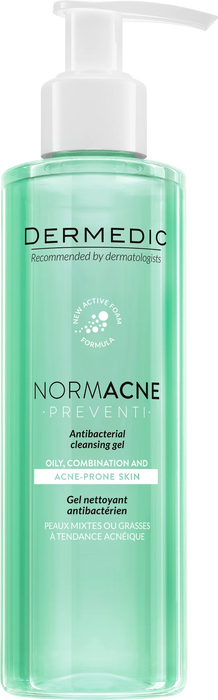 Антибактериален почистващ гел Normacne, 200 ml
