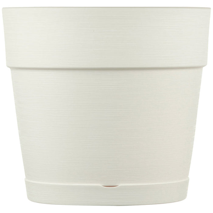 ПЛАСТМАСОВА КАШПА Ф20CM С ВОДЕН РЕЗЕРВОАР DEROMA SAVE R