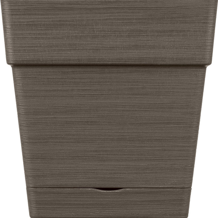 ПЛАСТМАСОВА КАШПА 17X17CM С ВОДЕН РЕЗЕРВОАР DEROMA SAVER