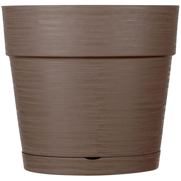 ПЛАСТМАСОВА КАШПА Ф20CM С ВОДЕН РЕЗЕРВОАР DEROMA SAVE R
