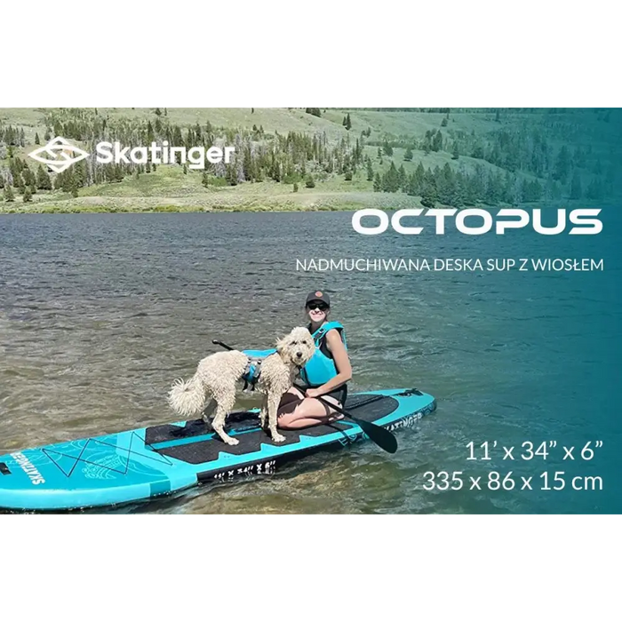 Деска SUP SKATINGER Octopus 335x86x15 cm Allround