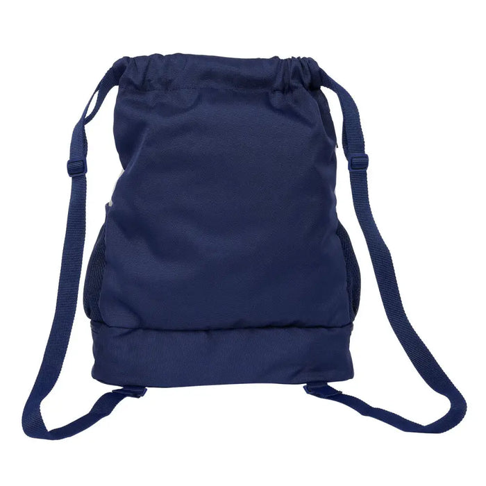 Детска Rаница Чувал Benetton Varsity Сив Морско син 35 x 40