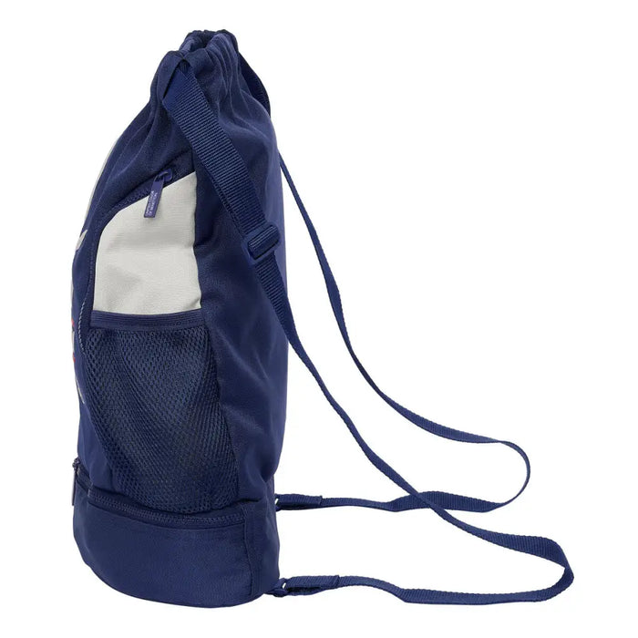 Детска Rаница Чувал Benetton Varsity Сив Морско син 35 x 40