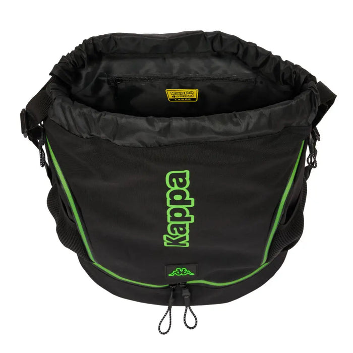 Детска Rаница Чувал Kappa Black Черен 35 x 40 x 1 cm