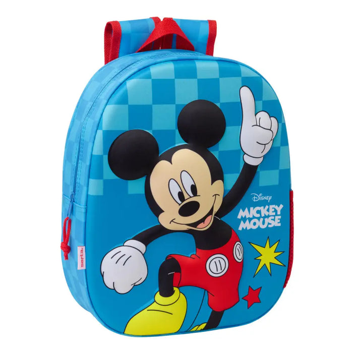 Детска раница Mickey Mouse Clubhouse Син 27 x 33 x 10 cm 3D
