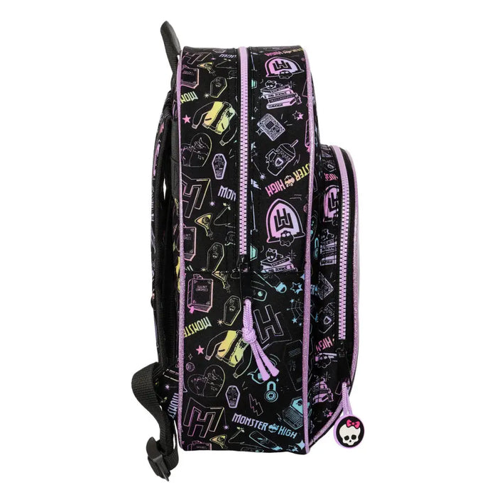 Детска раница Monster High Черен 28 x 34 x 10 cm