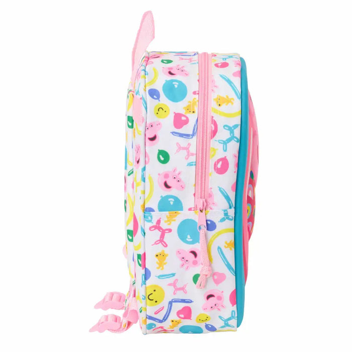 Детска раница Peppa Pig Син Бял Розов 22 x 27 x 10 cm 3D
