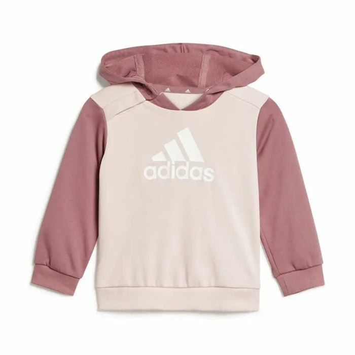 Детски Анцуг Adidas Essentials Colorblock Сив Розов