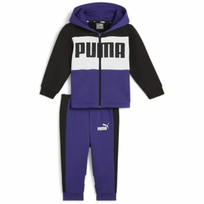 Детски Анцуг Puma Minicats Colorblock Jogger Лилав