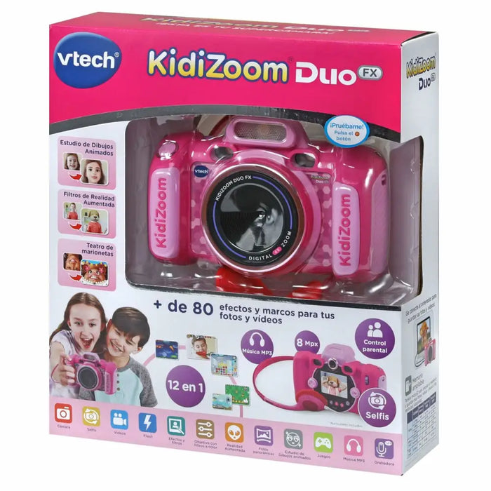 Детски фотоапарат Vtech Kidizoom Duo DX Розов