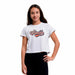 Детски Тениска с къс ръкав Name It Nkfvilma Capsl Crop F1
