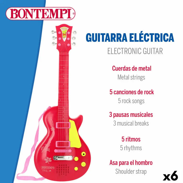 Детска Китара Bontempi 20 x 56 x 4 cm (6 броя)