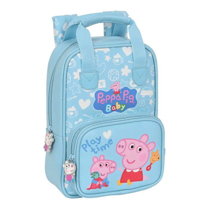Детска раница Peppa Pig Baby Светло син (20 x 28 x 8 cm)
