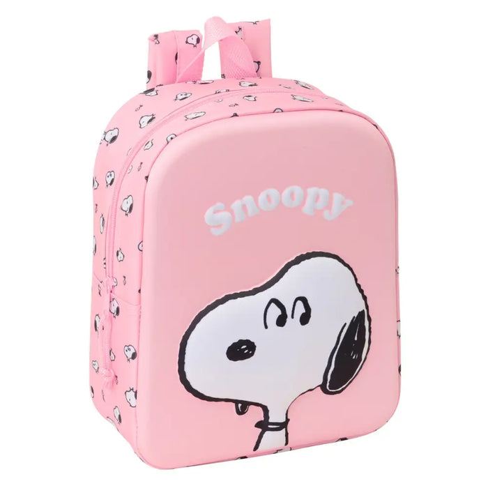 Детска раница Snoopy Розов 22 x 27 x 10 cm 3D