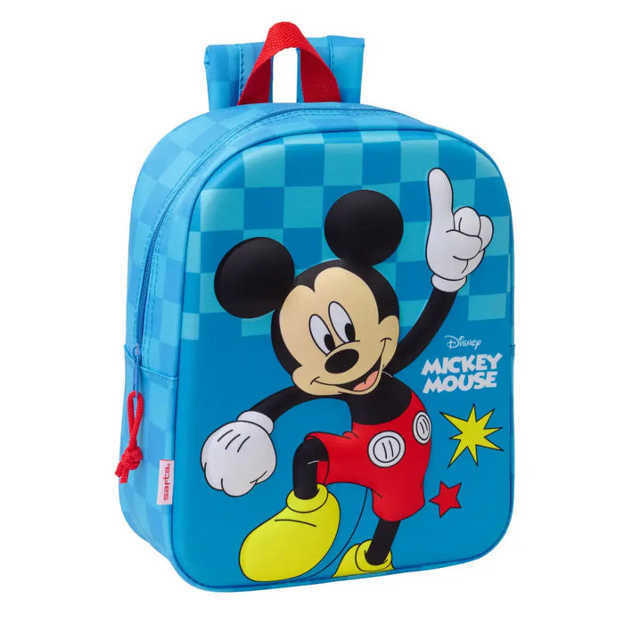 Детска раница Mickey Mouse Clubhouse Син 22 x 27 x 10 cm 3D