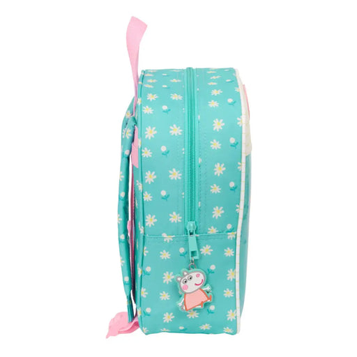 Детска раница Peppa Pig Pretty flowers Жълт Мента 22 x 27 x