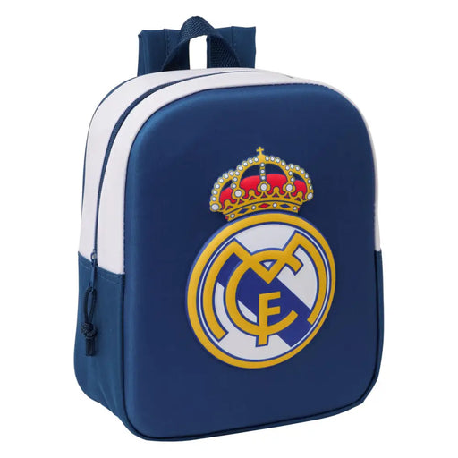 Детска раница Real Madrid C.F. Черен 22 x 27 x 10 cm 3D