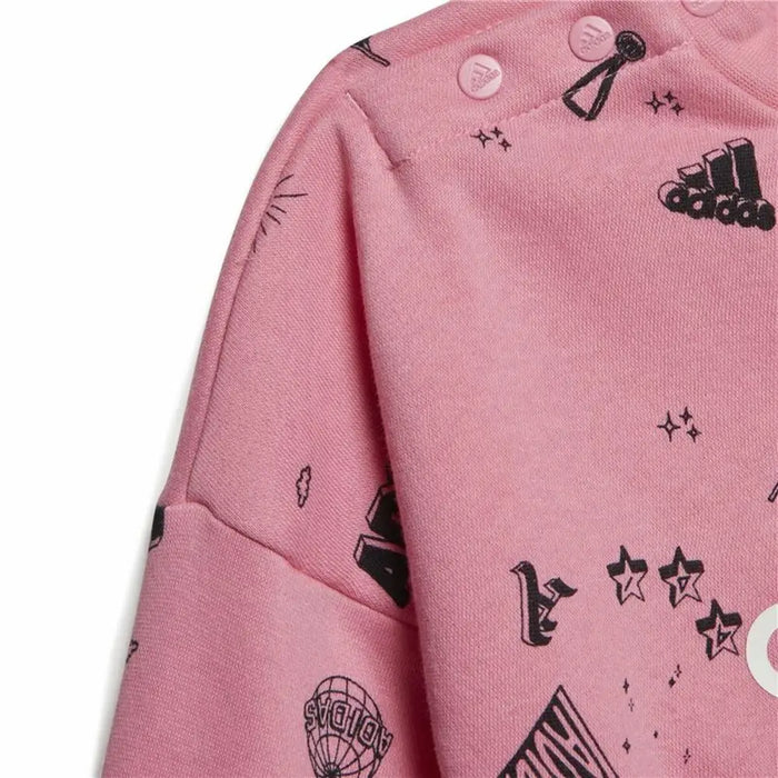 Детски Анцуг Adidas I Bluv Q3 Cset Сьомга