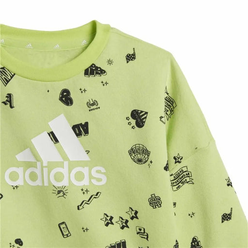 Детски Анцуг Adidas I Bluv Q3 Cset Зелен